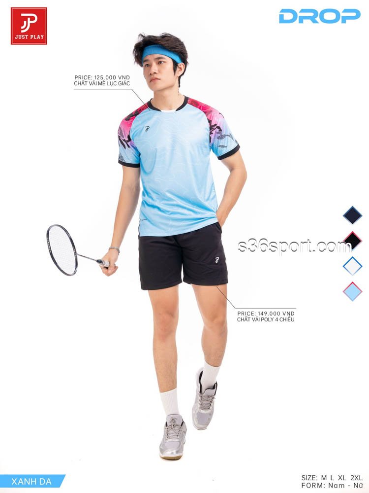 ao-cau-long-justplay-drop-nam-xanh-bien